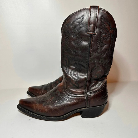 LAREDO Western ~ Cowboy Boots Men’s Size 8.5 D Leather Brown Style 6862 - Picture 1 of 11